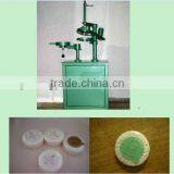 Pneumatic Manual Pleat Hotel Round Soap Wrapping Machine thumbnail-1
