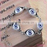 Fashion Vintage Eye Women's Alloy Charm Bracelet Personality Weave Bracelet thumbnail-1
