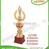 Customized Hight Quality Gold Heart Shaped Trophies thumbnail-1
