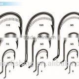 Black Nickel High Carbon Steel PR-8299 OCTOPUS BEAK Wholesale Fishing Hook thumbnail-1