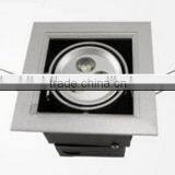 Aluminum Contemporary Best Sell 3w Grille Led Bean Pot Lamp, 3 Watts Led Grille Light Warm White, 220v Led Ceiling Grille Lamp