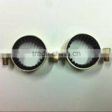 SIMPLE DOUBLE LOOP PIPE CLAMP WITH RUBBER