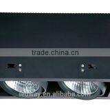 2*25W 2*35W 2*60W LEDWAY LED Indoor Two-head Wide Trim Grille Spot Lamp Without Decoration Plat IP20 thumbnail-3