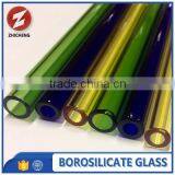 coloured high clear borosilicate pyrex glass tube