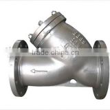 304 Stainless Steel Sanitary Y type strainer with high quality