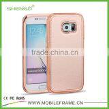 Factory Price Mobile Phone Leather Phone Case for Samsung Galaxy S6 Edge