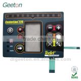 Silicone Rubber Push Button Membrane Switch With LCD Window