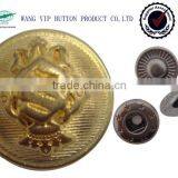 15mm Applied Nice Gold Crown Snap Button