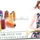 Yellow Colour 402 Polyester Sewing Thread for Made in China thumbnail-5