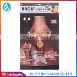 2015 New and Popular Room Decor 3d Lamp Self Adhesive Wall Stickers thumbnail-4