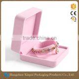 China Unique Velvet Jewelry Bracelet Packaging Gift Box