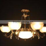 Popular Classical Glass Ball Decorative Fixture Ceiling Lamps With Traditional Metal