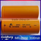 Original 3500mah Rechargeable MNKE 26650 Li-ion Battery for Car Battery thumbnail-1