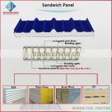 China Qingdao Showhoo EPS/fiber glass sandwich panel for steel structure workshop and warehouse