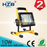 Rechargeable Flashlight Lamp Portable 10W LED Battery Work Light with CE RoHS