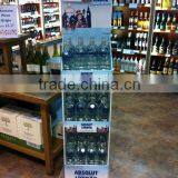 Whisky Cardboard Display Stands Water Bottle Display Rack