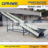 environmental plastic recycling belt conveyor with magnet