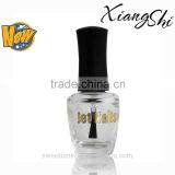 15ml new glass nail polish bottle with hot stamping and screw cap