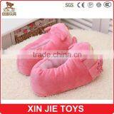 High Quality Plush Owl Slippers Pink Plush Animal Slippers for Girls Green Owl Plush Slippers thumbnail-4