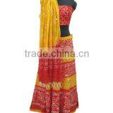 Buy Jaipuri Bandhej Cotton Lehenga Choli thumbnail-1