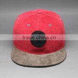 WHOLESALE PU LEATHER LOGO BRIM SNAPBACK HAT CUSTOM LOGO thumbnail-2