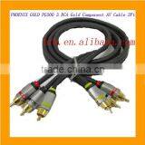 PHOENIX GOLD PG300 3 RCA Gold Component AV Cable 3Ft