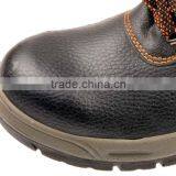 Anti-Puncture PU Injection Slip Suede Leather Safety Shoes thumbnail-4