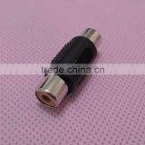 Audio System Black RCA Female to RCA Female Connector Adapter