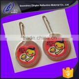 China Wholesale Market Fluffy Raccoon Fur Pompons Woman Bag Reflective Accessories