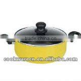 Aluminum Non-stick Sauce Pot With Glass Lid thumbnail-1