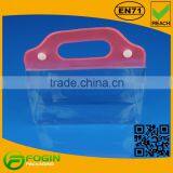 PVC Bag With Button for Cosmetic Collection Bag