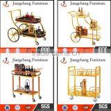 Double-deck Metal Liquor Trolley Bar Cart JC-ZS21 Quality Choice thumbnail-1