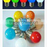 G45 0.5w LED Color B-22 Plastic Base Mini Bulb