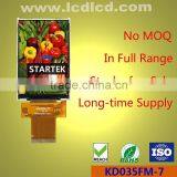 Sunlight TFT LCD Display 3.5 Inch IPS TFT Module With High Contrast and Full Viewing Angle