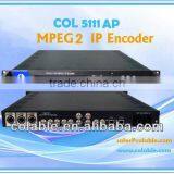CATV MPEG-2 IP Encoder SDI Digital Encoder Audio Video Encoder Digital tv Headend Equipment ip Streaming Encoder COL5111AP