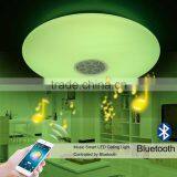 Dimmable 42W LED Ceiling Light With Built-in Bluetooth Speaker Brightness Music Lamp 1760LM AC220V APP Control Quality Choice thumbnail-4