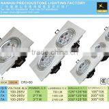 Double-Head 2*12W Embedded Led Grille Lamp Light Fixture thumbnail-4
