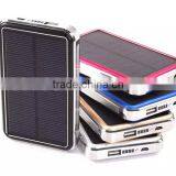 Factory Direct High Quality Solar Mobile Power 12,800 mA Solar Power Bank