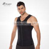 S-SHAPER Men`s Ultra Sweat Vest Chaleco Reversible Sports Sweat Workout Vest Control For Men Gym Sweat Enhancing Waistband thumbnail-4