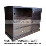 hotel furniture refrigerator cabinet combo with quartz top or granite top