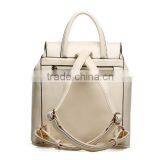 Leather Backpack College Girl Style Knapsack Woman Gender Casual Laptop Bag thumbnail-2