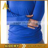 Custom New Products Dry Fit Womens Yoga Tee Elegant Sports Apparel Wholesale t Shirt thumbnail-3
