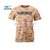 ERKE NEW Design Summer Mens Full Camo Round Neck Short Sleeve Cool t Shirt With 100% Cotton for Wholesale thumbnail-4
