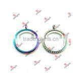 Metal Love Memory Glass Floating Lockets With Story Charms (LLC51023) thumbnail-4
