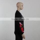 F5W20110 Women Black Bomber Jackets thumbnail-3