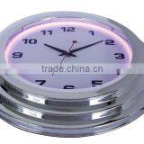 18 Inch Large Chrome Neon Clock