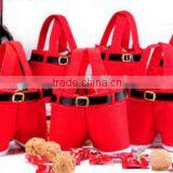 Yiwu Wholesale Low Price Pants Style Funny Candy and Gift Bag Christmas Decoration Gift Bag
