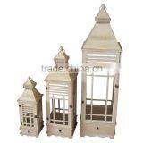 Hot Selling Antique Wooden Lantern With Drawer thumbnail-3