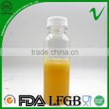 325ml PET Square Empty Plastic Beverage Juice Bottle With Food Grade thumbnail-1