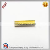 Custom Decorative Gold metal aglet For Shoe Lace